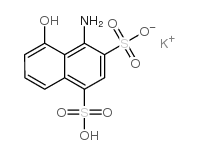 potassium hydrogen 4-amino-5-hydroxynaphthalene-1,3-disulphonate picture