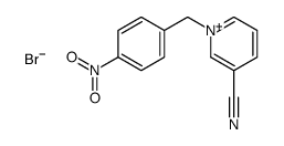 1-[(4-nitrophenyl)methyl]pyridin-1-ium-3-carbonitrile,bromide Structure