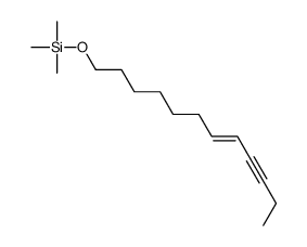 (E)-(7-dodecen-9-ynyloxy)trimethylsilane结构式