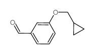 3-(Cyclopropylmethoxy)benzaldehyde Structure