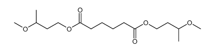 Hexanedioic acid bis(3-methoxybutyl) ester structure