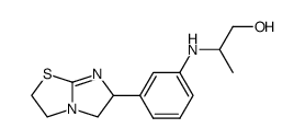 2-[3-(2,3,5,6-tetrahydro-imidazo[2,1-b]thiazol-6-yl)-anilino]-propan-1-ol Structure