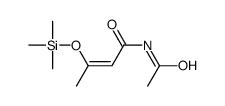 N-acetyl-3-trimethylsilyloxybut-2-enamide结构式