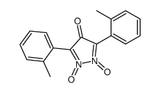 3,5-bis(2-methylphenyl)-1,2-dioxidopyrazole-1,2-diium-4-one结构式