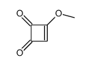 3-methoxycyclobut-3-ene-1,2-dione Structure