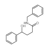 Benzenebutanamide, g-hydroxy-N-(phenylmethyl)-结构式