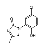 3-(5-chloro-2-hydroxyphenyl)-5-methyl-4H-imidazol-2-one结构式