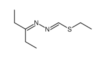 ethyl N-(pentan-3-ylideneamino)methanimidothioate Structure