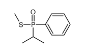 [methylsulfanyl(propan-2-yl)phosphoryl]benzene结构式