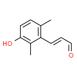 2-Propenal,3-(3-hydroxy-2,6-dimethylphenyl)-,(2E)-(9CI)结构式