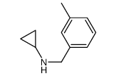 CYCLOPROPYL-(3-METHYL-BENZYL)-AMINE Structure