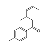 3-methyl-1-(4-methylphenyl)hex-4-en-1-one结构式