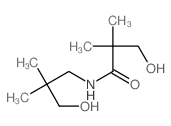 Propanamide, 3-hydroxy-N- (3-hydroxy-2,2-dimethylpropyl)-2, 2-dimethyl-结构式