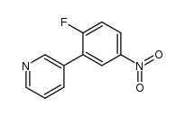 3-(2-fluoro-5-nitrophenyl)pyridine Structure