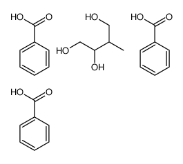 benzoic acid,3-methylbutane-1,2,4-triol Structure