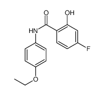 N-(4-ethoxyphenyl)-4-fluoro-2-hydroxybenzamide结构式