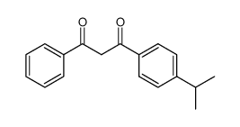 1-[4-(1-methylethyl)phenyl]-3-phenylpropane-1,3-dione结构式