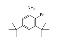 2-bromo-3,5-ditert-butylaniline结构式