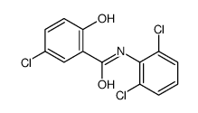 5-chloro-N-(2,6-dichlorophenyl)-2-hydroxybenzamide结构式