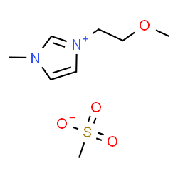 1-(2-METHOXYETHYL)-3-METHYLIMIDAZOLINIUM METHANESULFONATE Structure