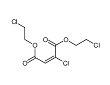 2-Chloromaleic acid di(2-chloroethyl) ester structure