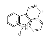 1H-Indole-3-carboxaldehyde,2-chloro-, 2-(3-nitrophenyl)hydrazone Structure