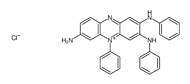 2-N,3-N,5-triphenylphenazin-5-ium-2,3,7-triamine,chloride结构式