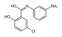 N-(3-aminophenyl)-5-chloro-2-hydroxybenzamide结构式