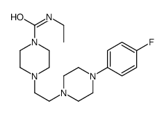 N-ethyl-4-[2-[4-(4-fluorophenyl)piperazin-1-yl]ethyl]piperazine-1-carboxamide Structure