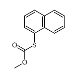 O-methyl S-naphthalen-1-yl carbonothioate结构式