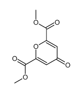 dimethyl 4-oxopyran-2,6-dicarboxylate结构式