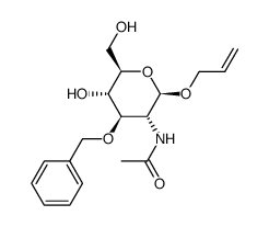 烯丙基2-(乙酰氨基)-2-脱氧-3-O-苄基-β-D-吡喃葡萄糖苷图片