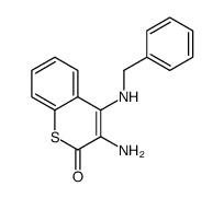 3-amino-4-(benzylamino)thiochromen-2-one Structure