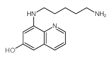 8-(5-aminopentylamino)quinolin-6-ol Structure