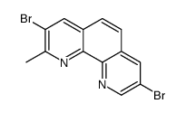 3,8-dibromo-2-methyl-1,10-phenanthroline结构式