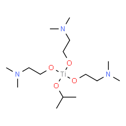 tris[2-(dimethylamino)ethanolato-O](propan-2-olato)titanium结构式