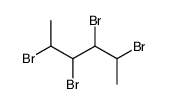 meso-2,3,4,5-tetrabromohexane Structure