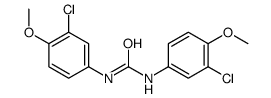 1,3-bis(3-chloro-4-methoxyphenyl)urea Structure