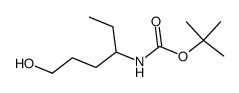Carbamic acid, (1-ethyl-4-hydroxybutyl)-, 1,1-dimethylethyl ester (9CI) Structure