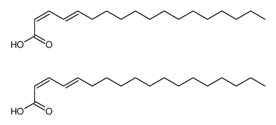 (2E,4E)-octadeca-2,4-dienoic acid结构式