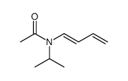 1-(N-acetyl-N-isopropylamino)-1,3-butadiene结构式