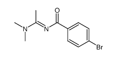 N'-(4-bromo-benzoyl)-N,N-dimethyl-acetamidine Structure