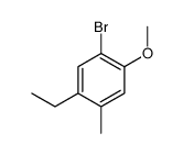 Anisole, 2-bromo-4-ethyl-5-methyl- (5CI) structure