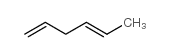 trans-1,4-Hexadiene Structure