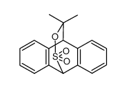 11,11-dimethyl-9,10-dihydro-9,10-(epithiooxymethano)anthracene 13,13-dioxide Structure