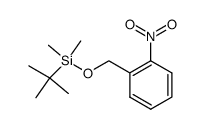 tert-butyldimethyl((2-nitrobenzyl)oxy)silane结构式