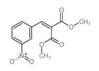 dimethyl 2-[(3-nitrophenyl)methylidene]propanedioate结构式