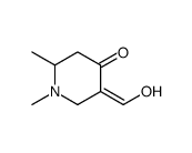 4-Piperidinone, 5-(hydroxymethylene)-1,2-dimethyl- (9CI) Structure