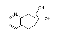 3-aza-tricyclo[7.2.1.02,7]dodeca-2(7),3,5-triene-10,11-diol结构式