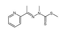 methyl 3-[1-(2-pyridyl)ethylidene]methylhydrazinecarbodithioate Structure